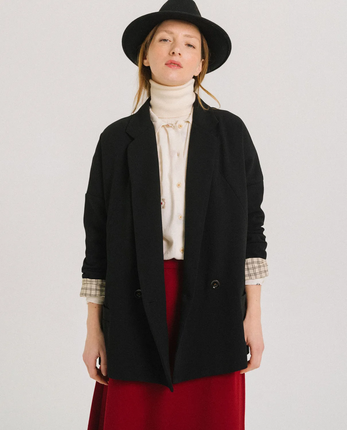 Tinsels Etoile Noir veste double boutonnage loose