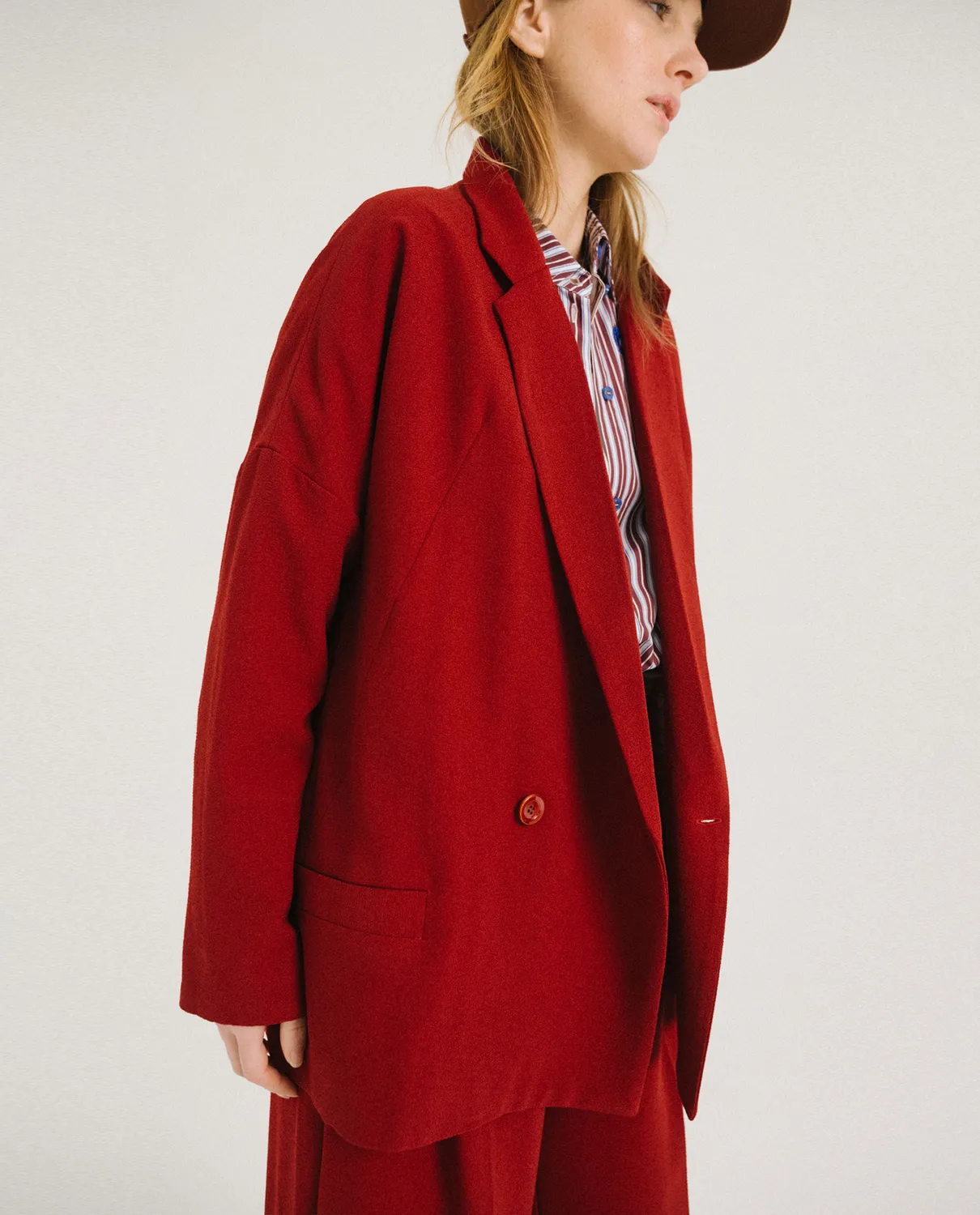 TINSELS ETOILE veste cherry double boutonnage