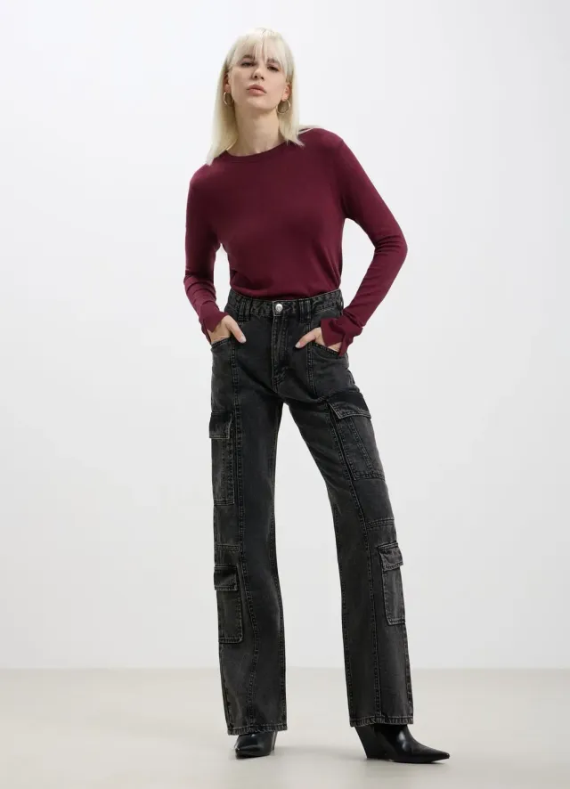 Calliope Formal pull col rond femme