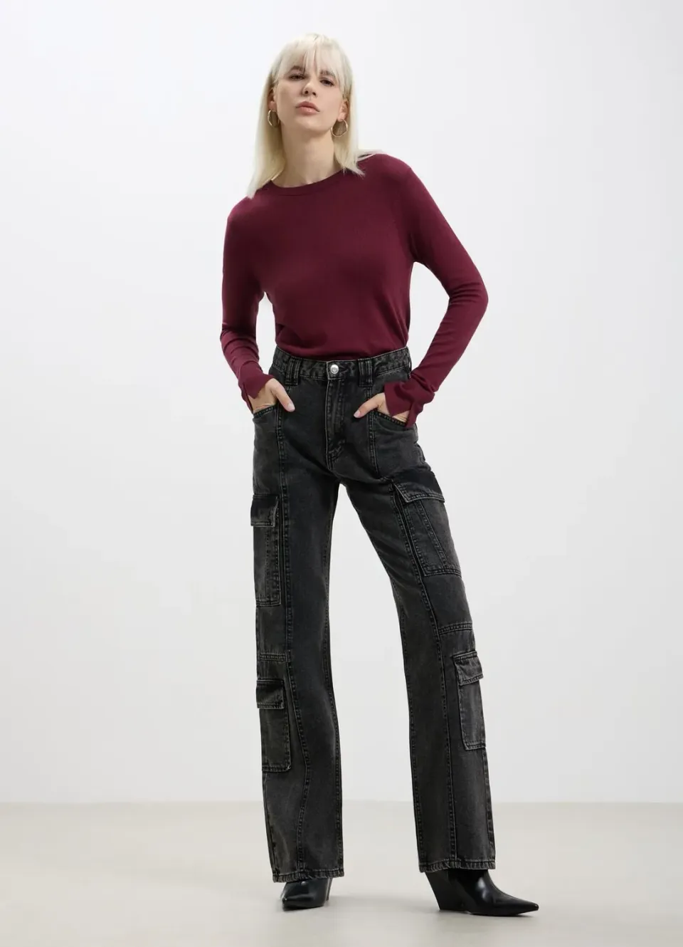 Calliope Formal pull col rond femme
