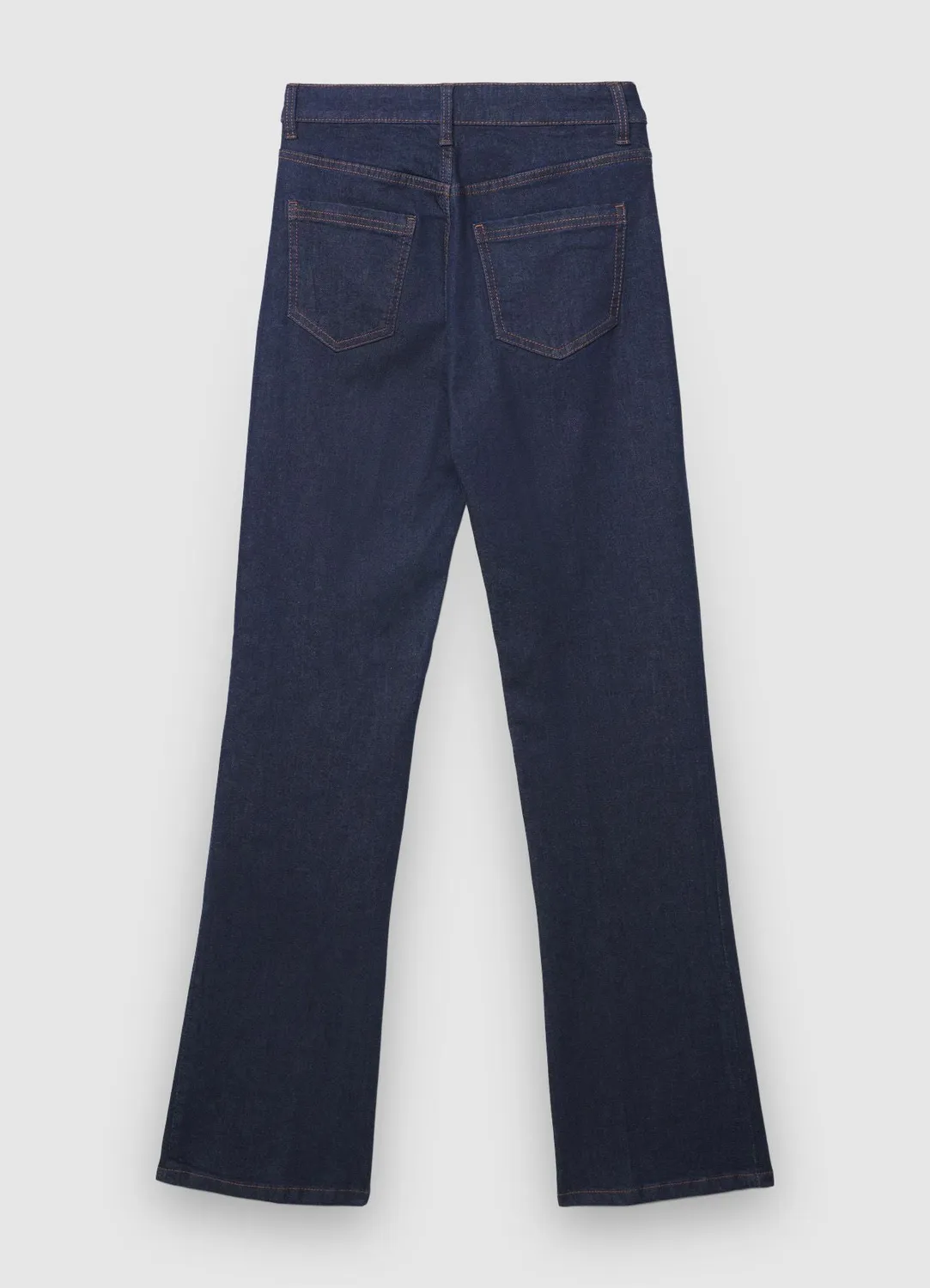 Calliope jean bootcut taille haute femme bleu uni