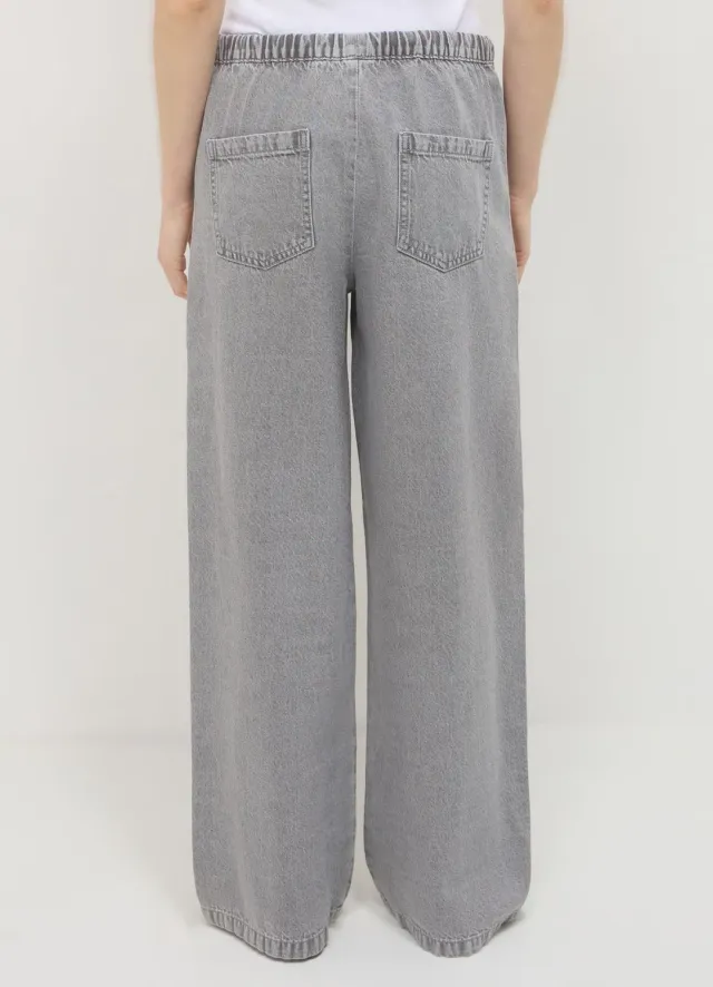 Calliope jogger denim femme cordon