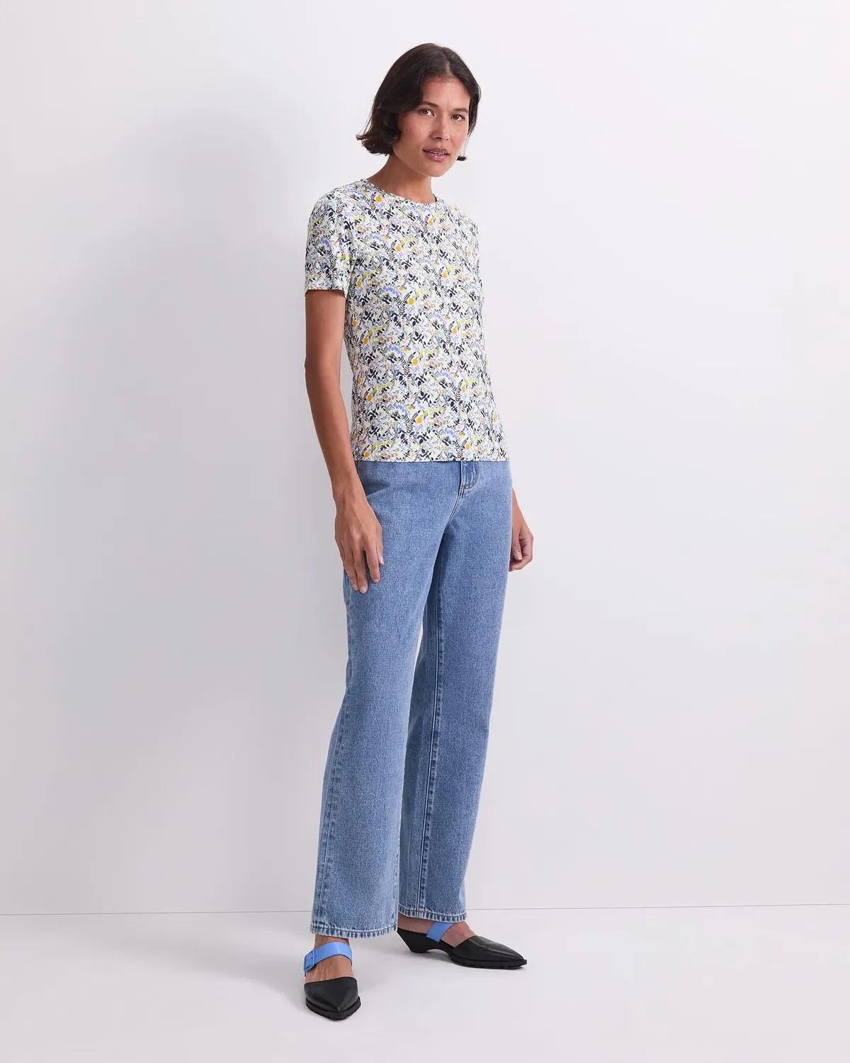 Sportscraft Heidi Meadow 121032 t-shirt femme fleuri