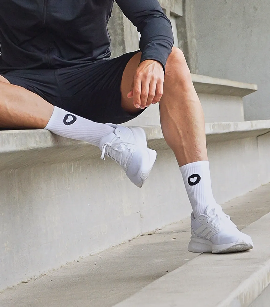 Cocorico Boost chaussettes sport homme blanc