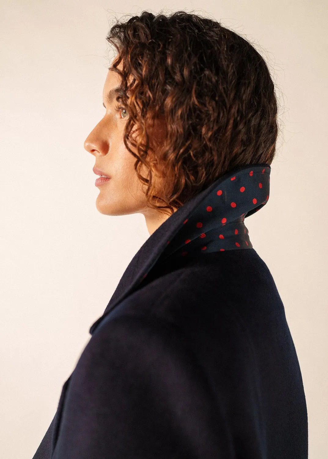 Saint James St Briac caban navy drap de laine