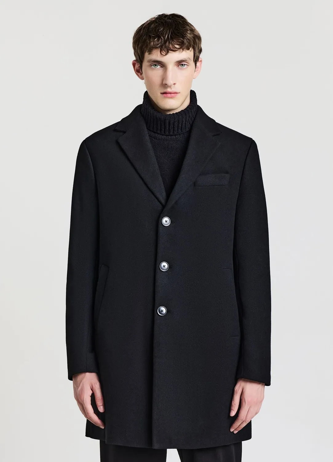 Calliope manteau classique homme doublé