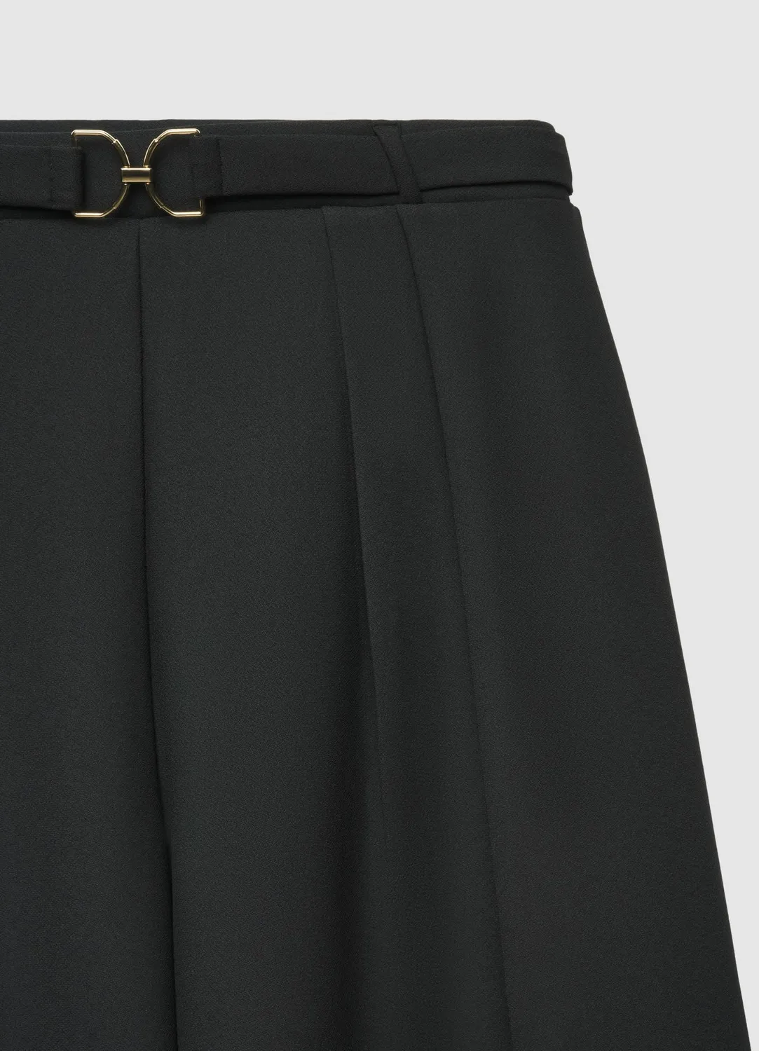 Calliope Palazzo pantalon femme palazzo ceinture taille haute