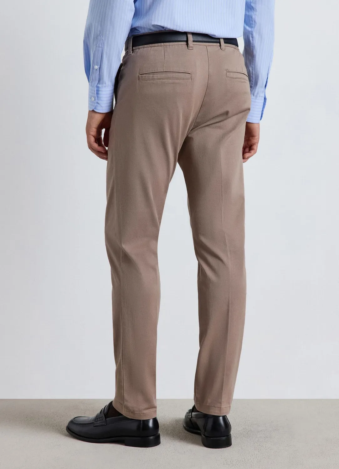 Calliope pantalon chino slim homme uni