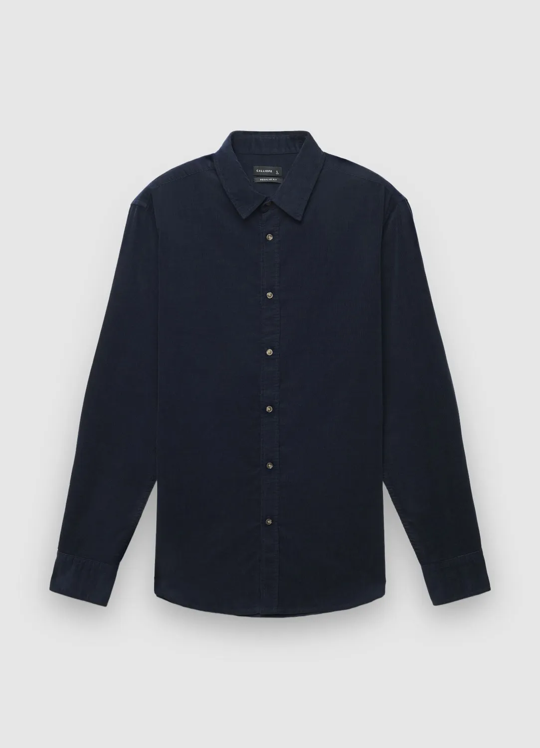Calliope chemise velours homme coton regular