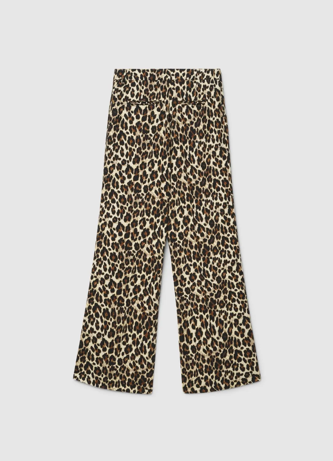 Calliope pantalon palazzo animalier femme taille haute