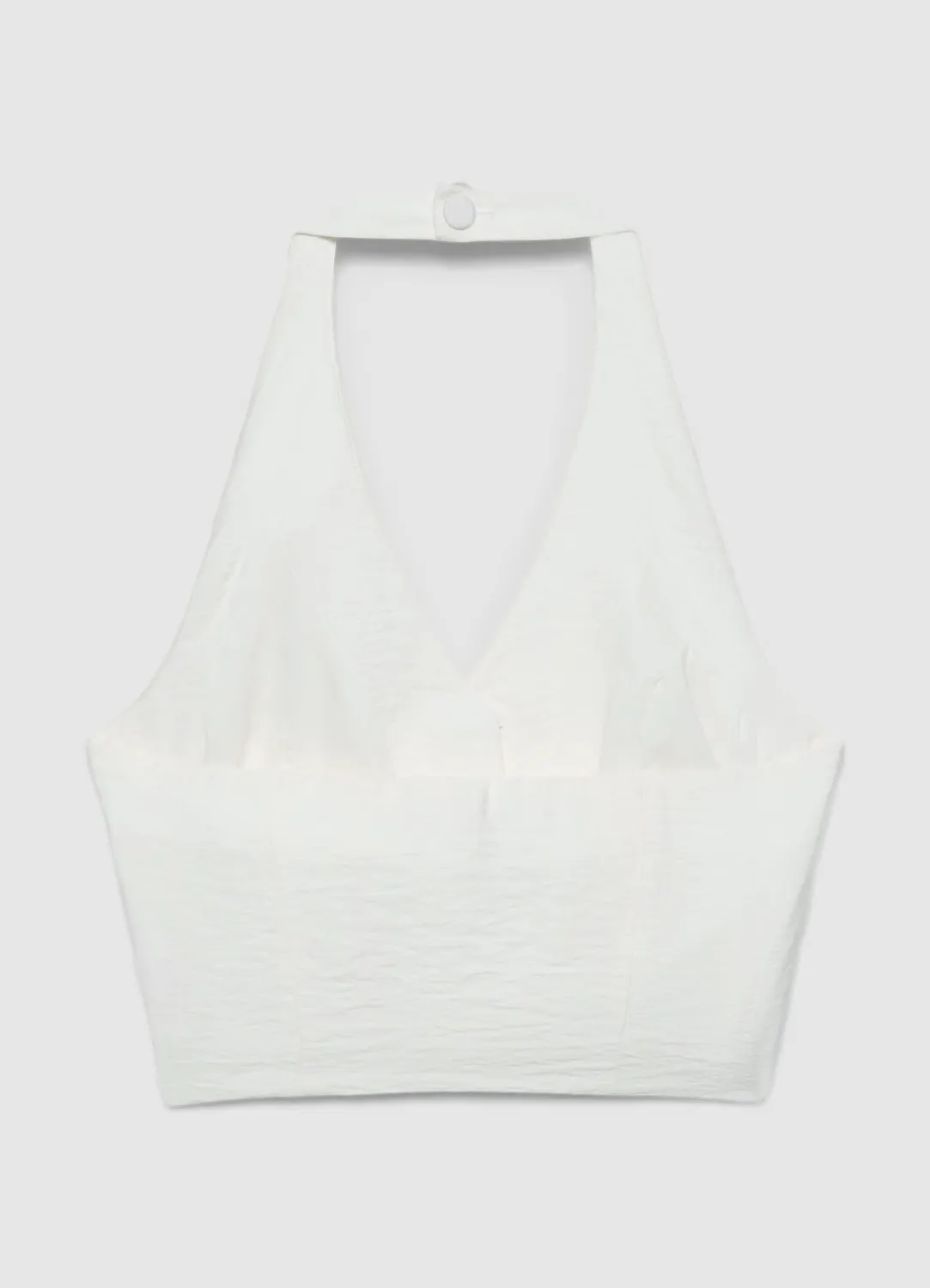 Calliope gilet halter femme fleur coupe tailleur