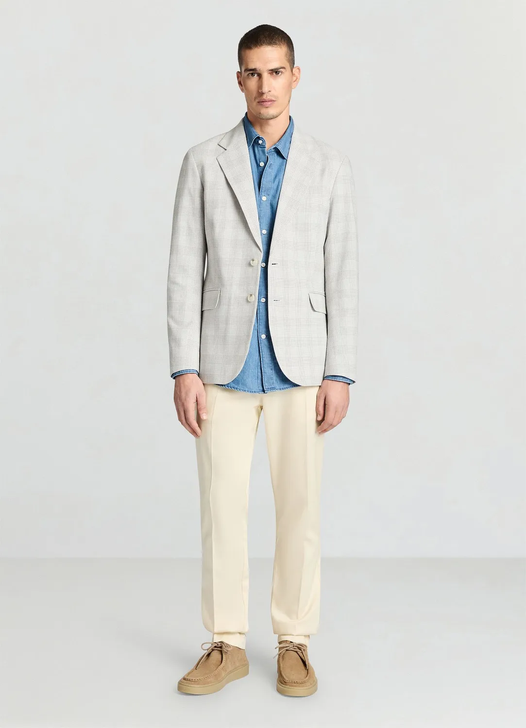 Calliope pantalon homme à pinces coupe regular