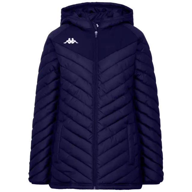 Robe di Kappa Gianetta Doudoune Bleu Femme capuche