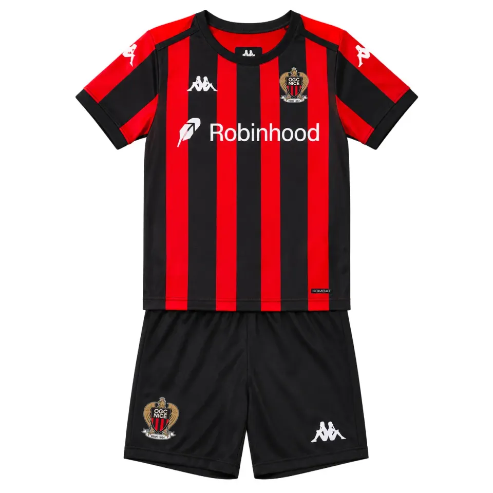 Kappa OGC Nice Kit Home 26/27 ensemble bébé rouge