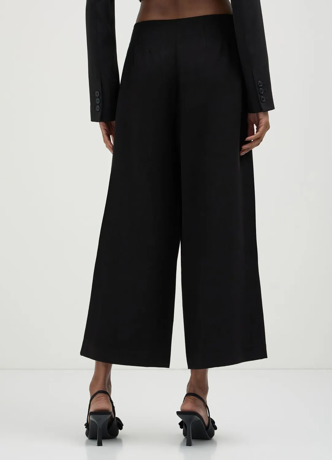 Calliope pantalon culotte plissé femme latéral