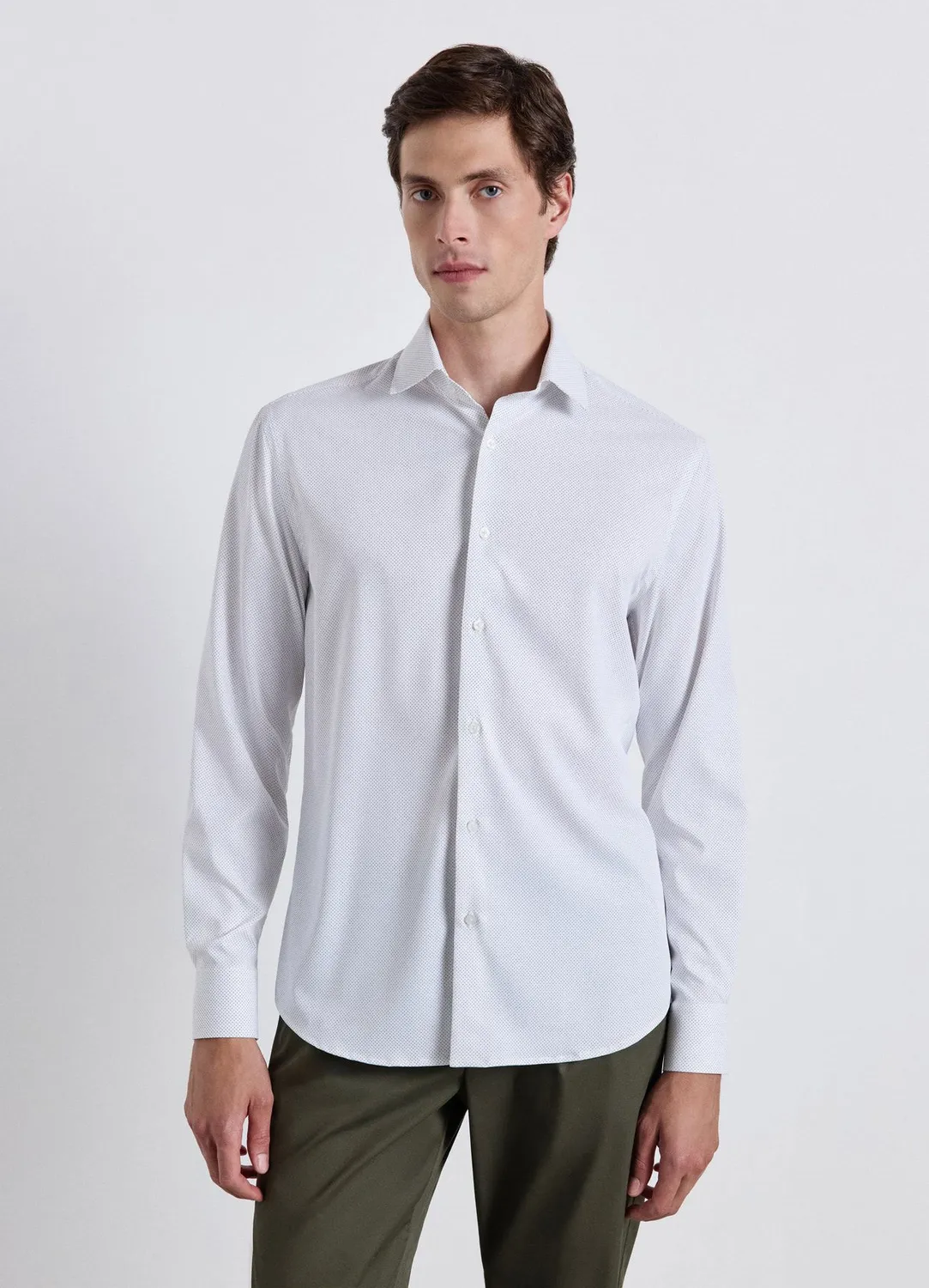 Calliope chemise homme slim pois
