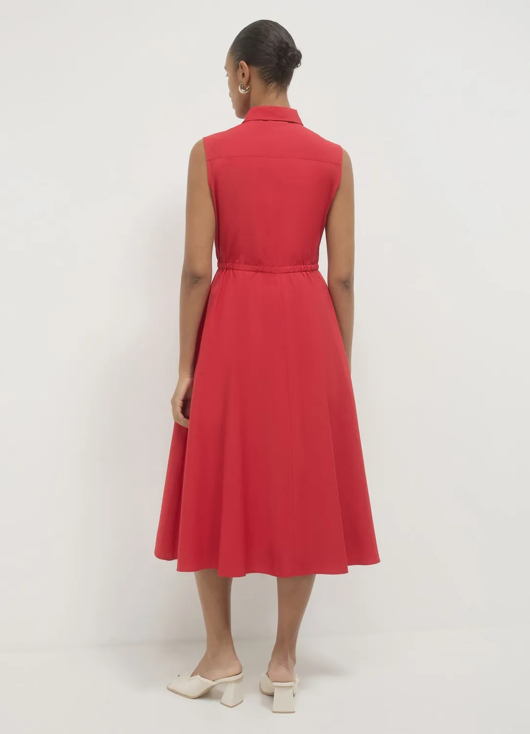 Calliope robe longue sans manches femme chemise
