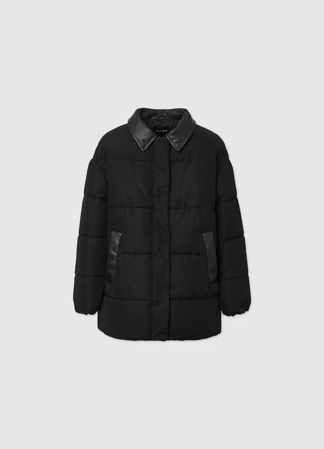 Calliope doudoune femme matelassée simili cuir