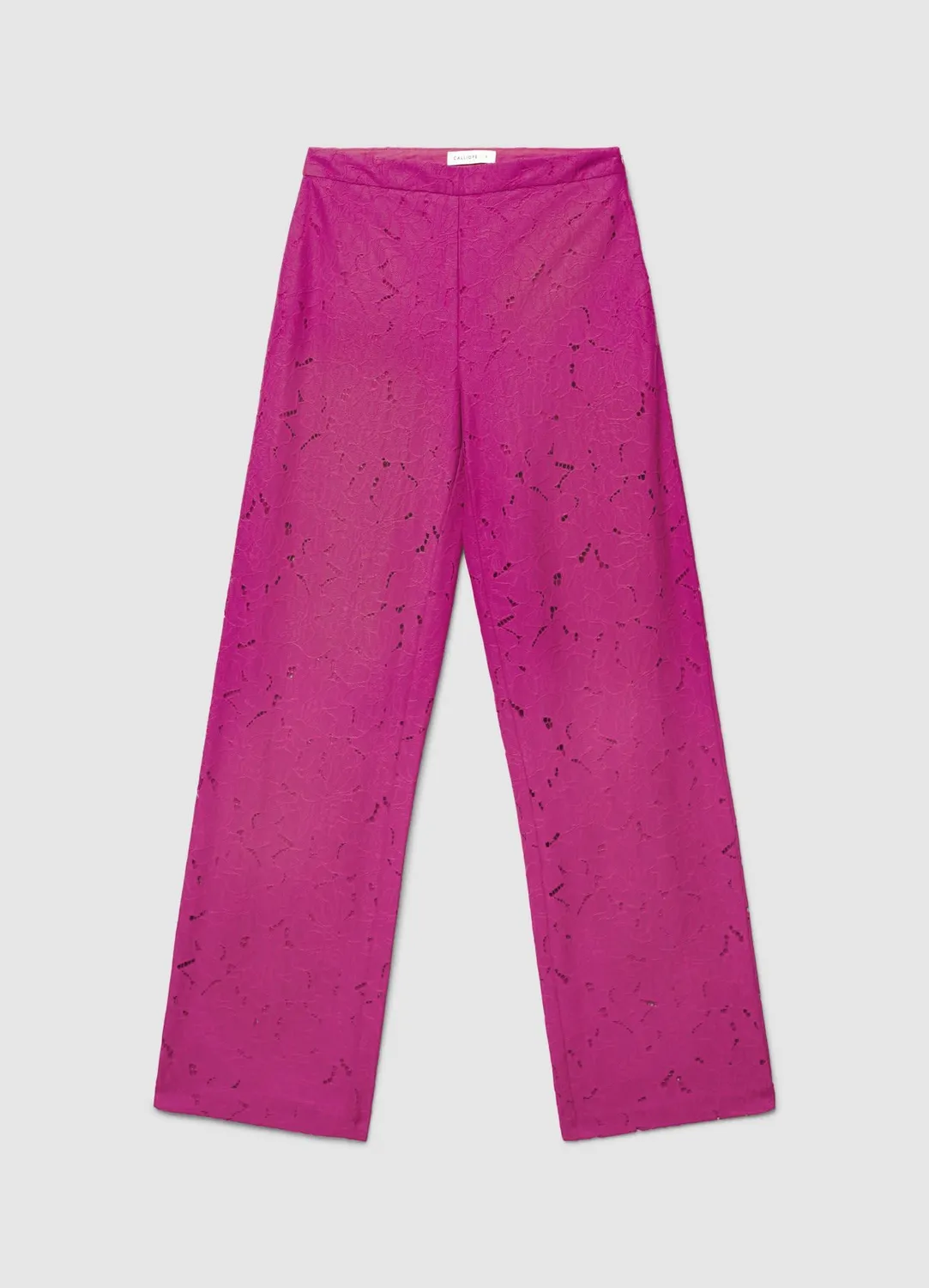 Calliope pantalon palazzo dentelle femme large