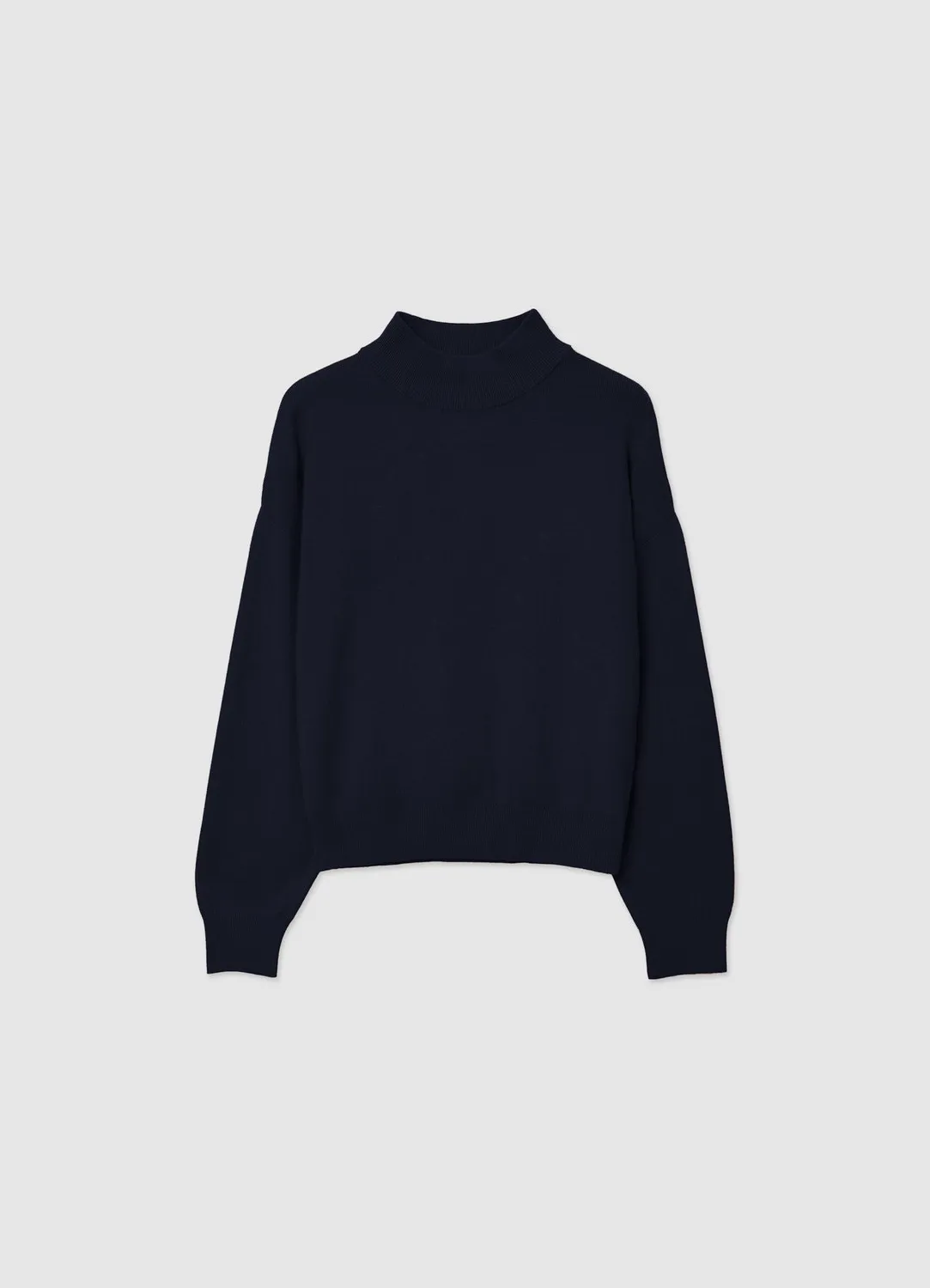 Calliope pull col roulé uni femme manches longues
