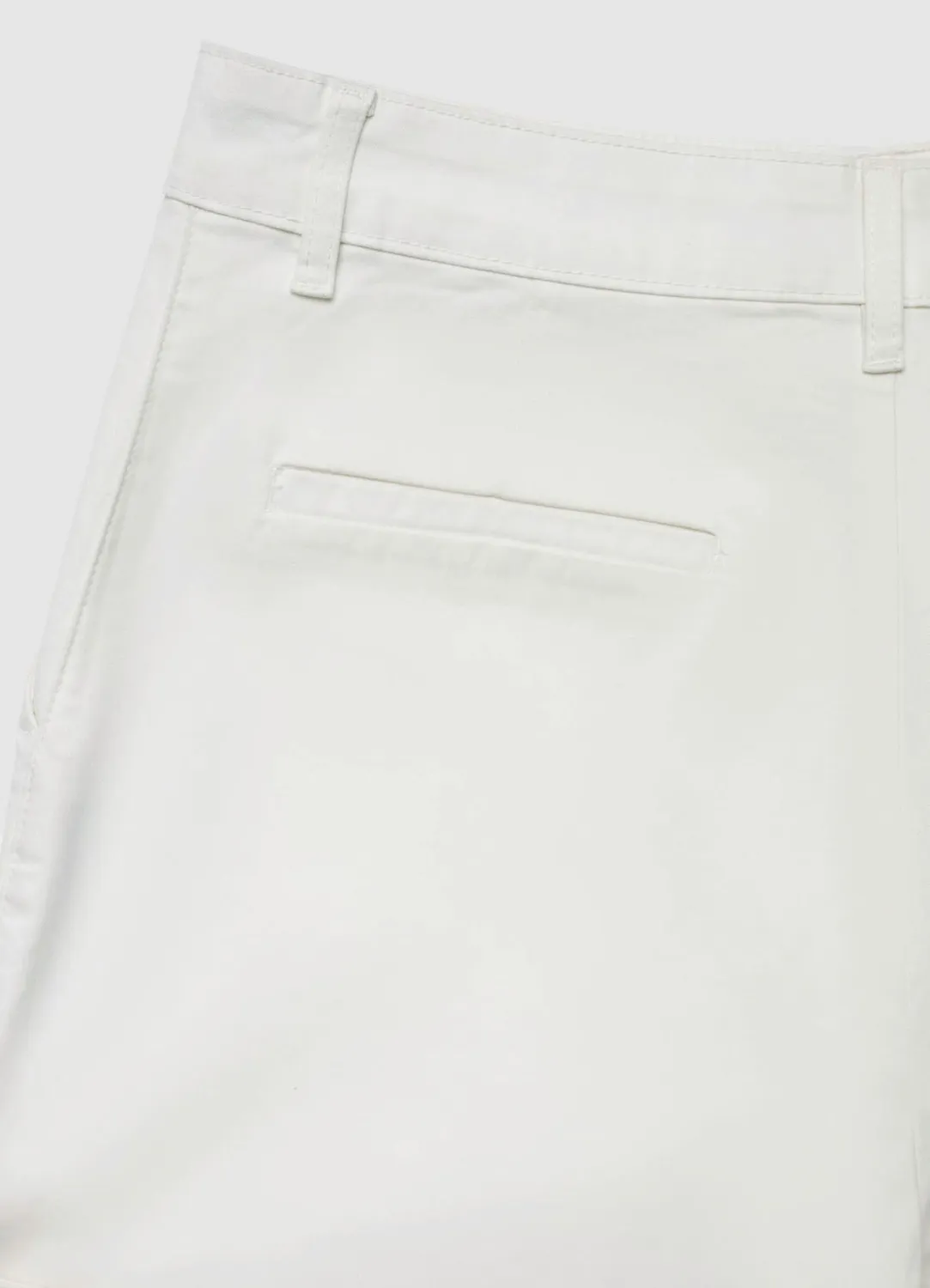 Calliope short chino femme taille haute revers
