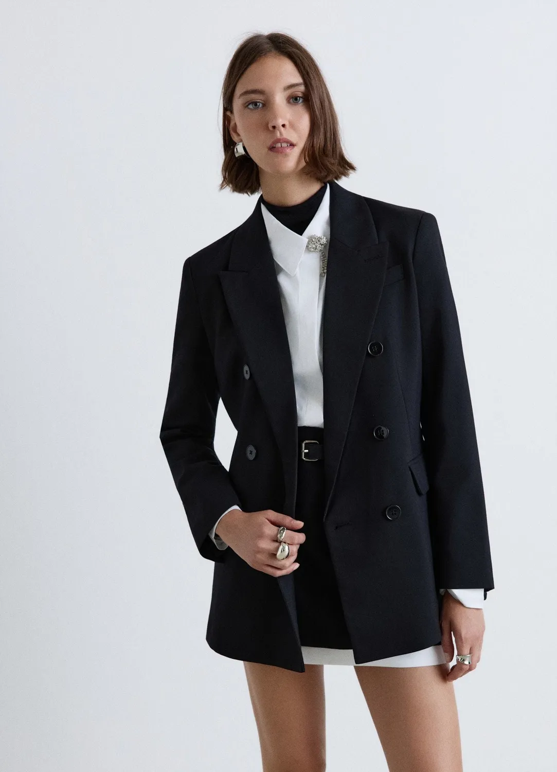 Calliope blazer six boutons femme double boutonnage