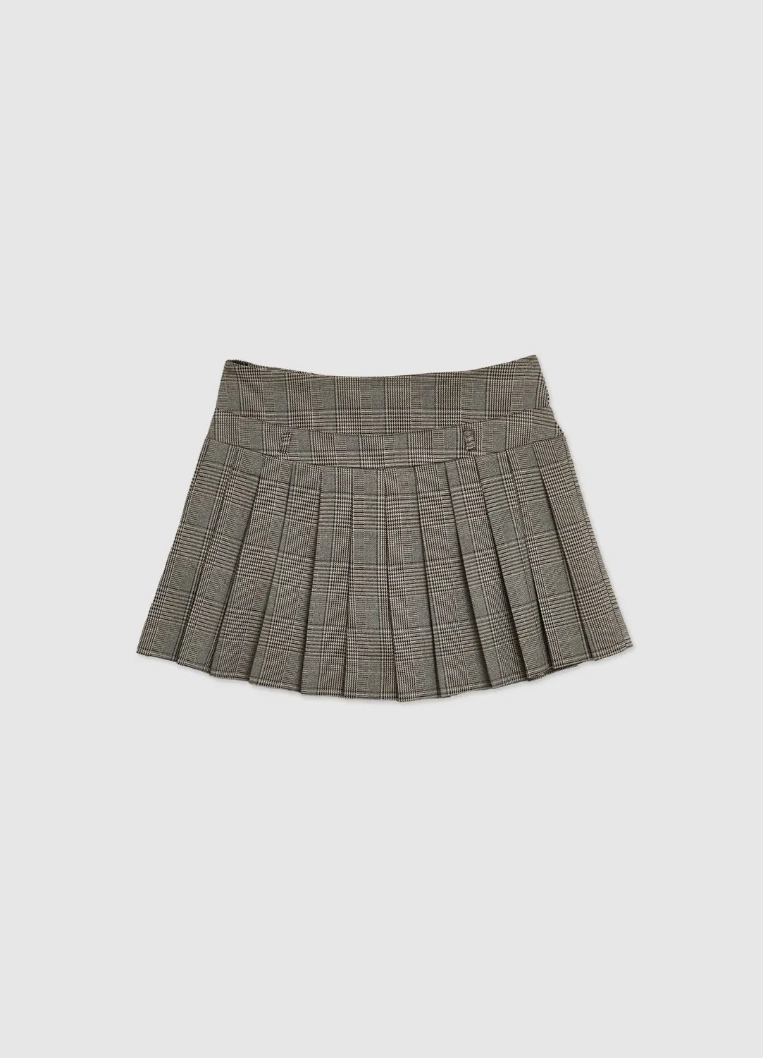 Calliope jupe-short plissée prince-de-galles femme