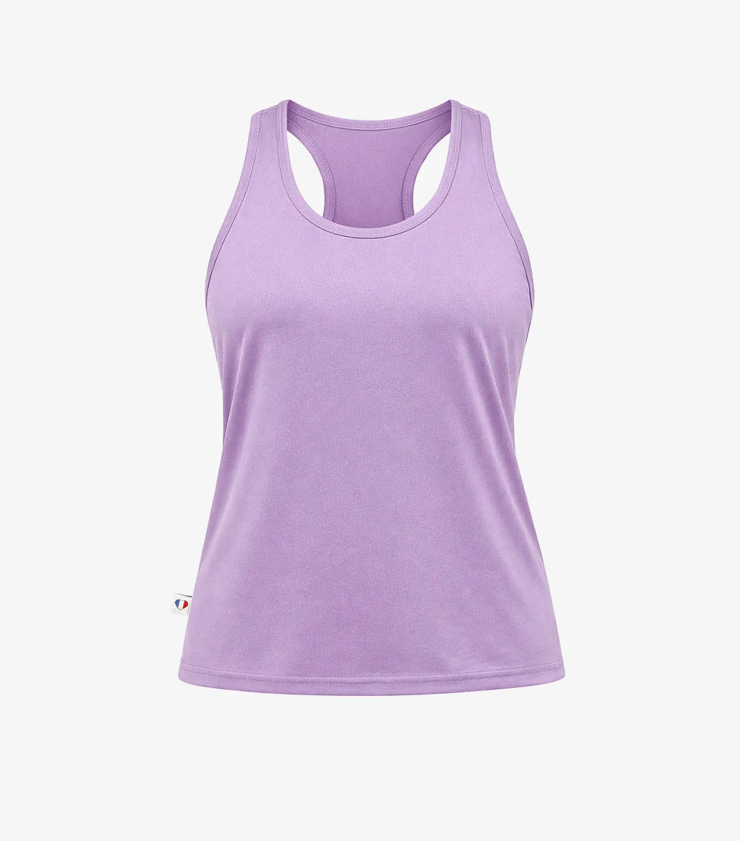 Cocorico Débardeur Sport Femme Lilas Focus