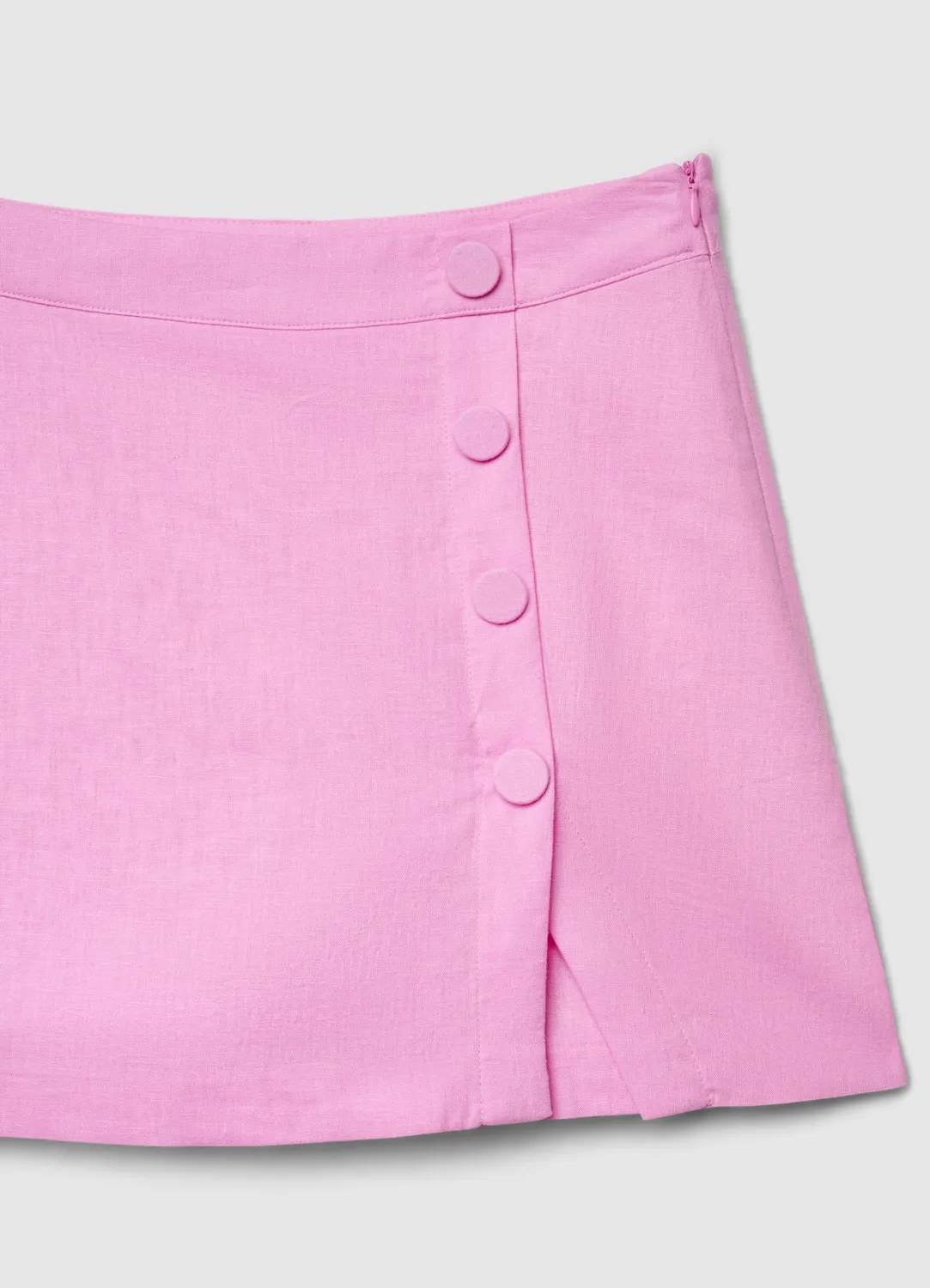 Calliope jupe-short femme boutons taille haute