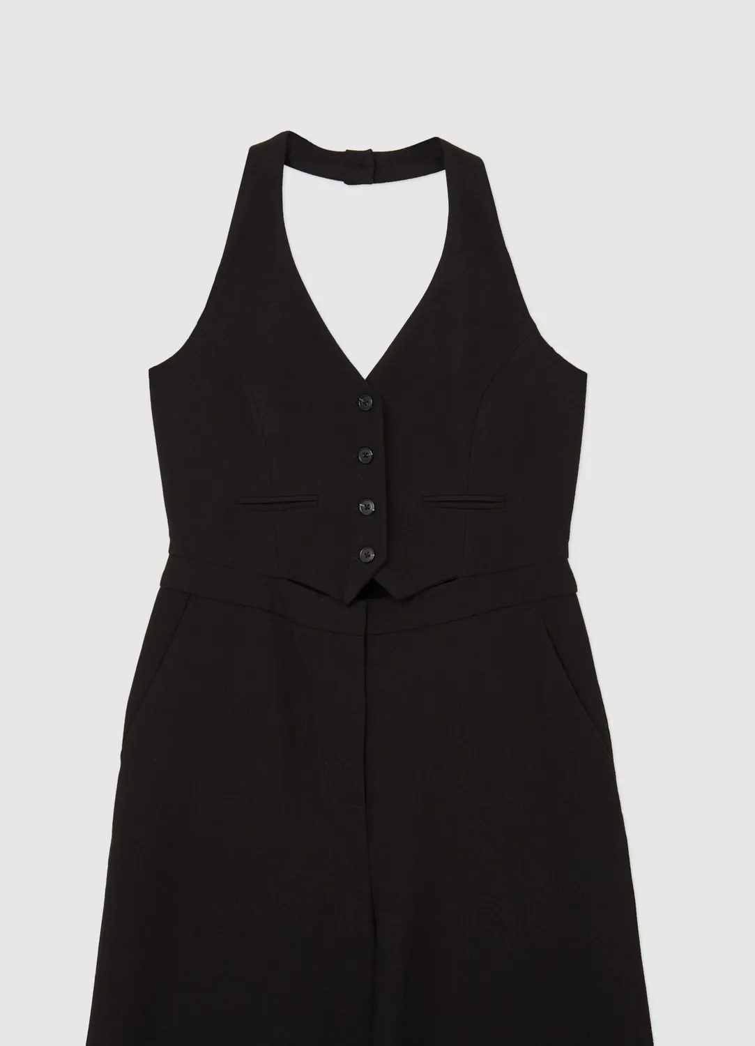 Calliope combinaison gilet femme unie boutons