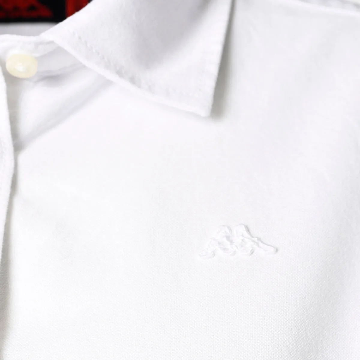 Robe di Kappa Bonin chemise femme blanc coton manches longues