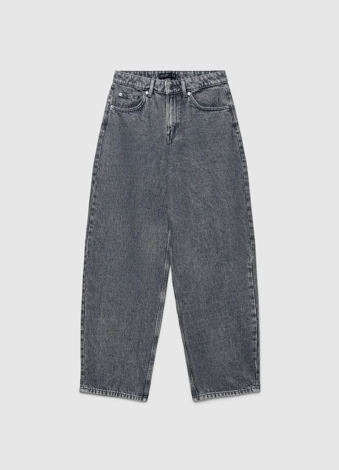 Calliope jean balloon femme taille haute 5 poches