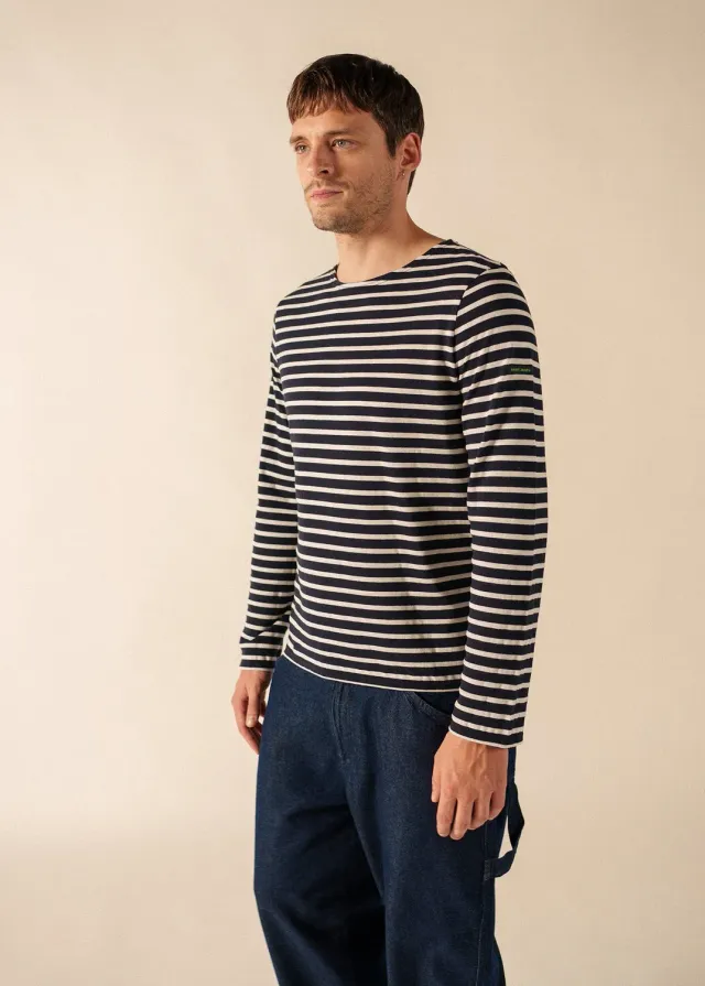 Saint James Minquiers Phospho marinière navy coton