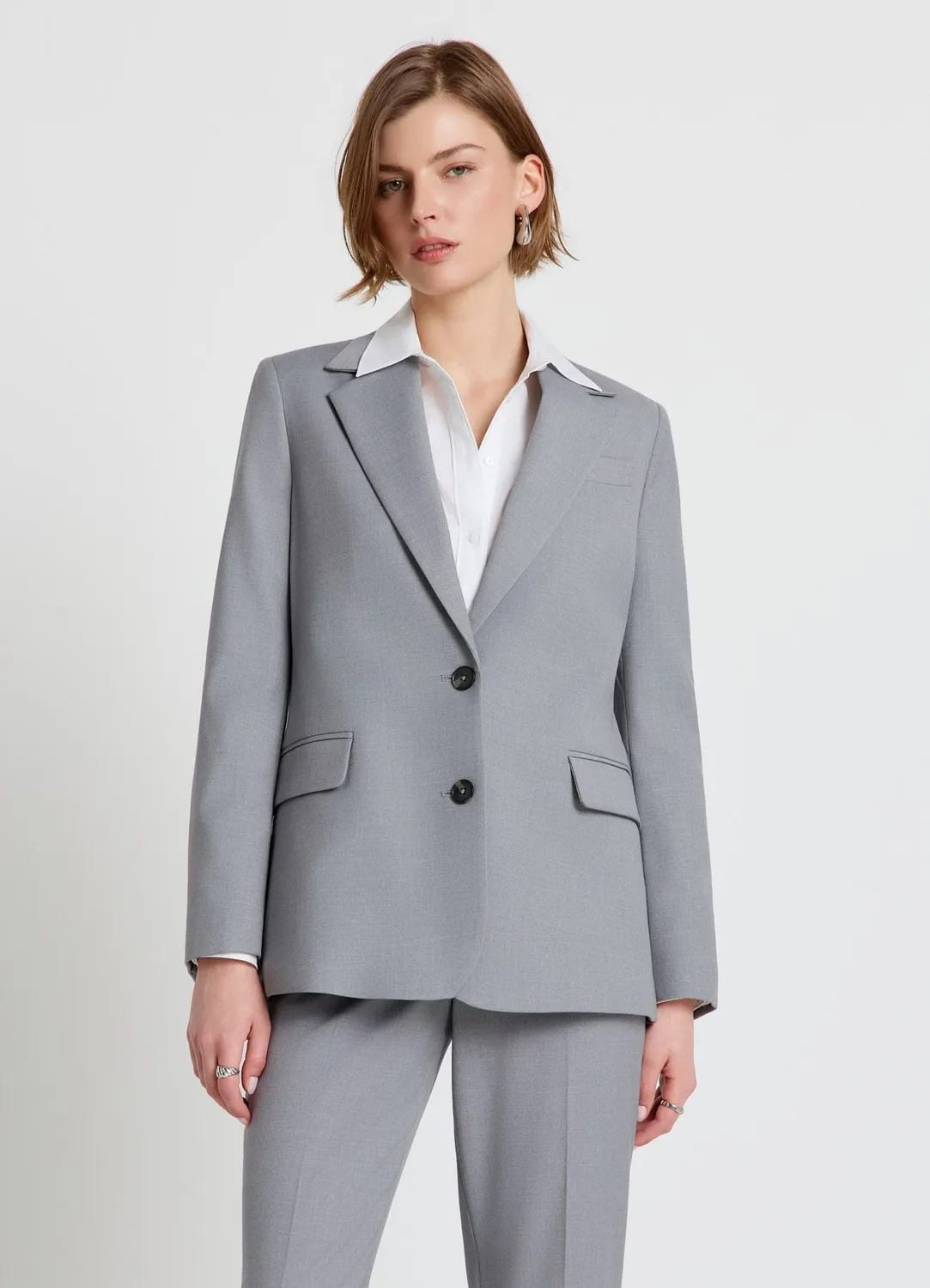 Calliope blazer deux boutons femme doublé