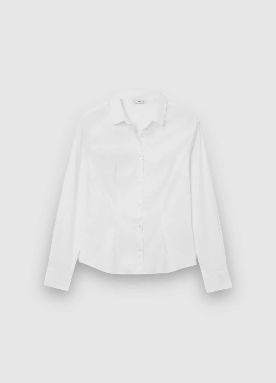 Calliope chemise popeline slim femme blanche taille M