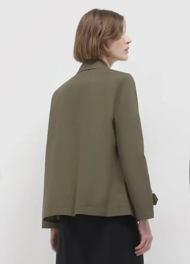 Calliope trench court femme coton uni