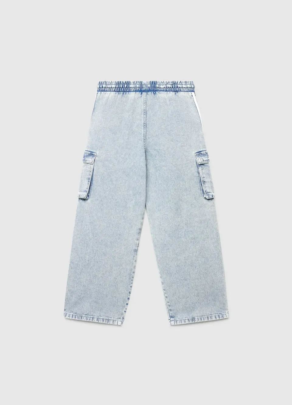 Calliope jean cargo fille bandes latérales coulisse