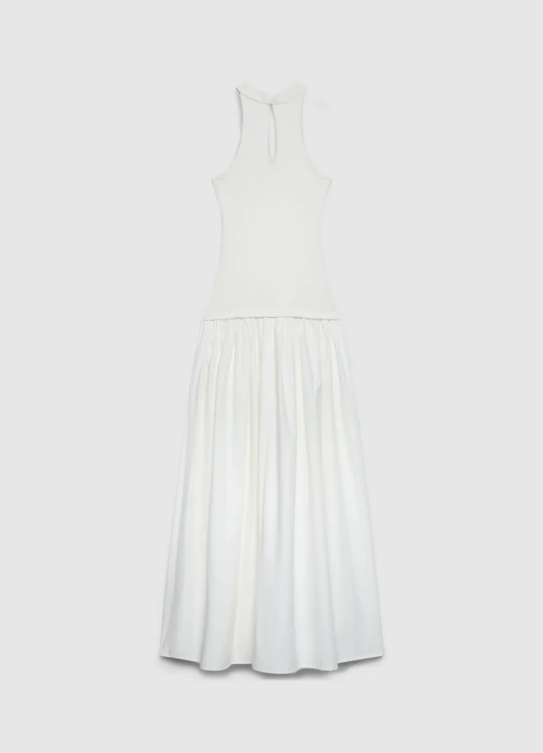 Calliope robe longue femme col montant sans manches
