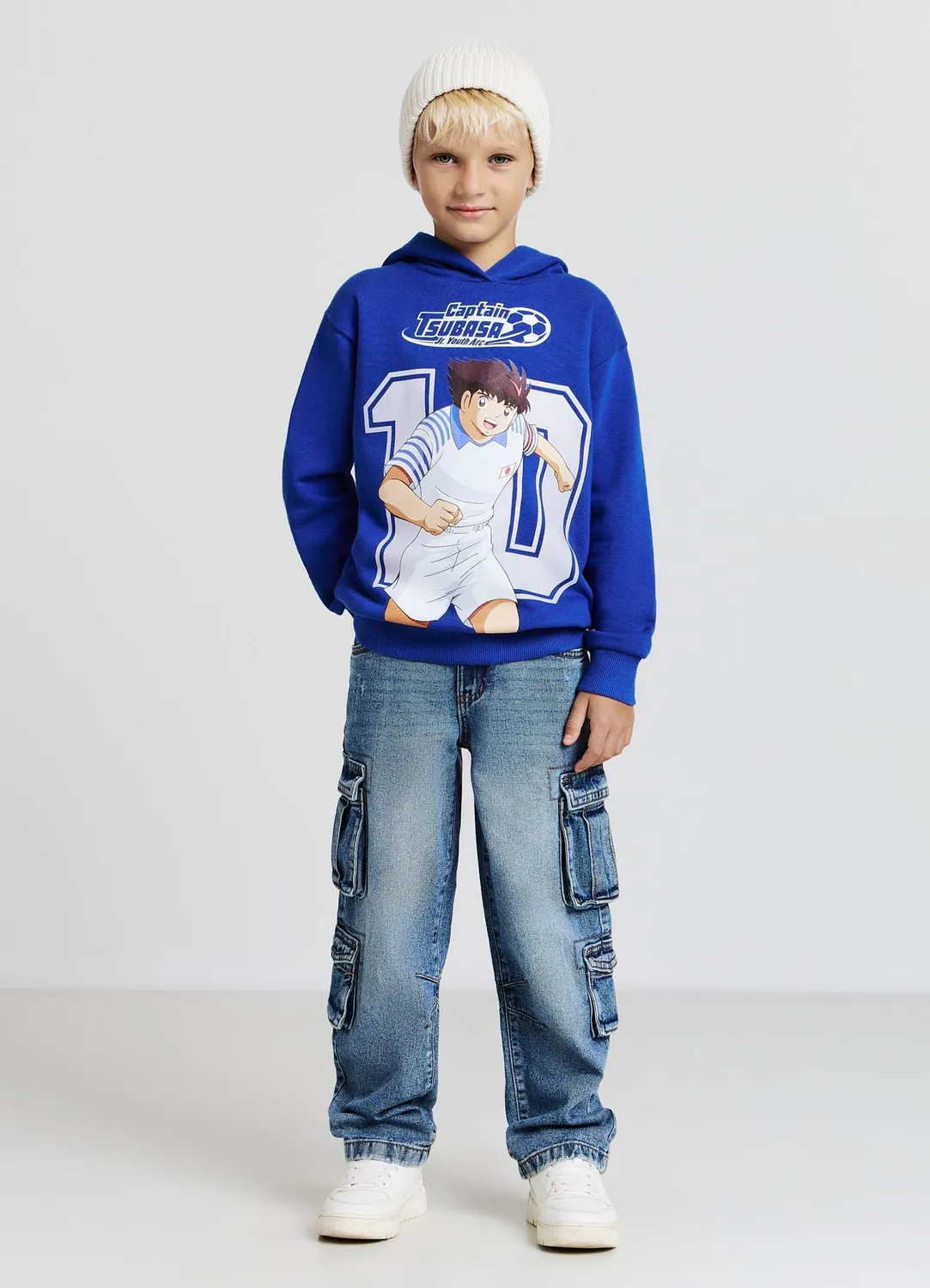 Calliope sweat capuche garçon Captain Tsubasa