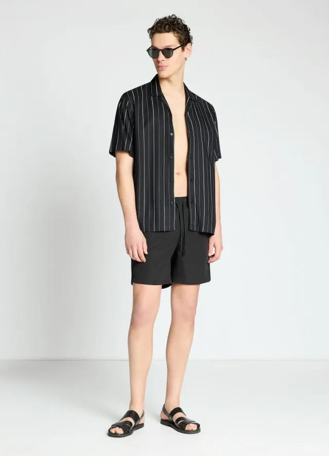 Calliope Short de bain homme uni à cordon