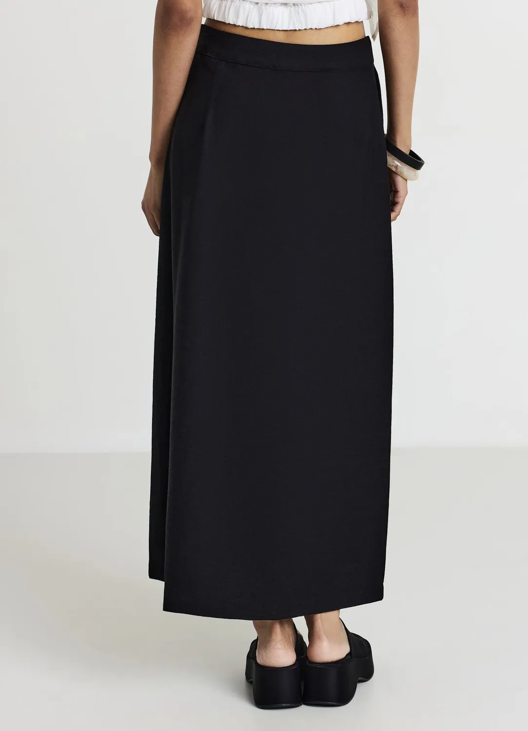 Calliope jupe midi femme unie zippée