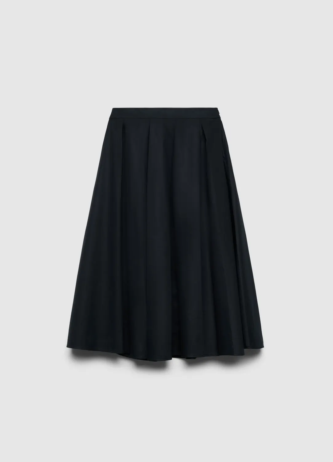 Calliope jupe midi plissée évasée femme taille haute