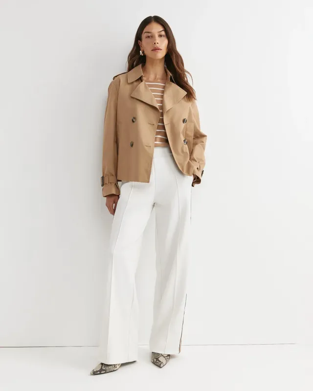 Sportscraft Audrey Crop trench court femme double