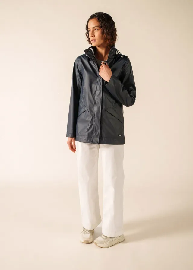 Saint James Ste Morgane ciré marine waterproof