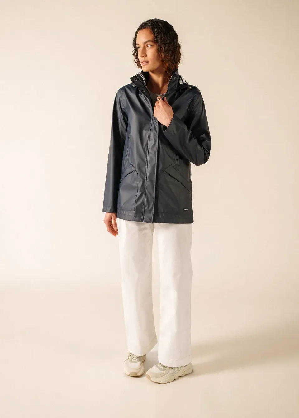 Saint James Ste Morgane ciré marine waterproof