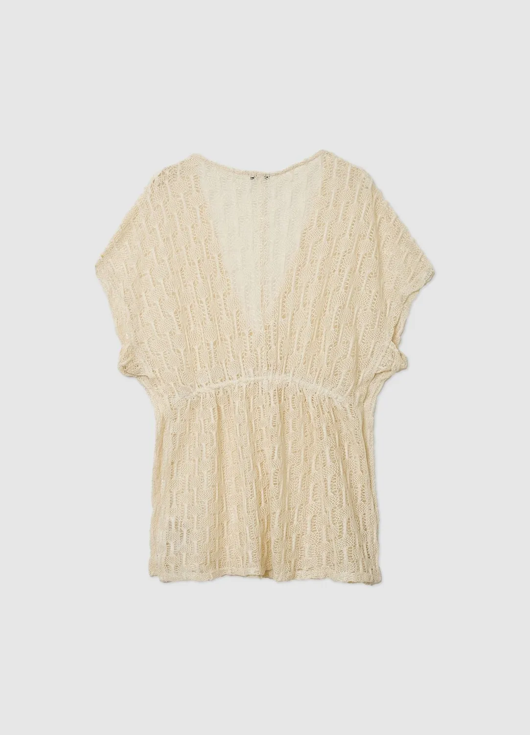 Calliope crochet kaftan de plage femme uni
