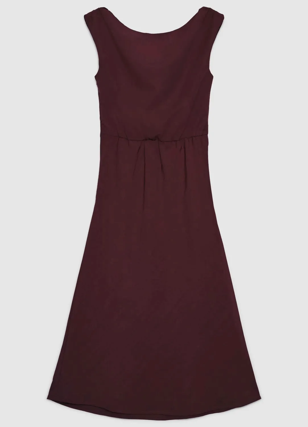 Calliope tubino midi robe drapée sans manches bureau