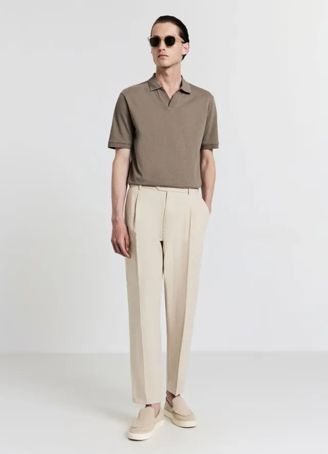 Calliope pantalon homme coton regular poches côté