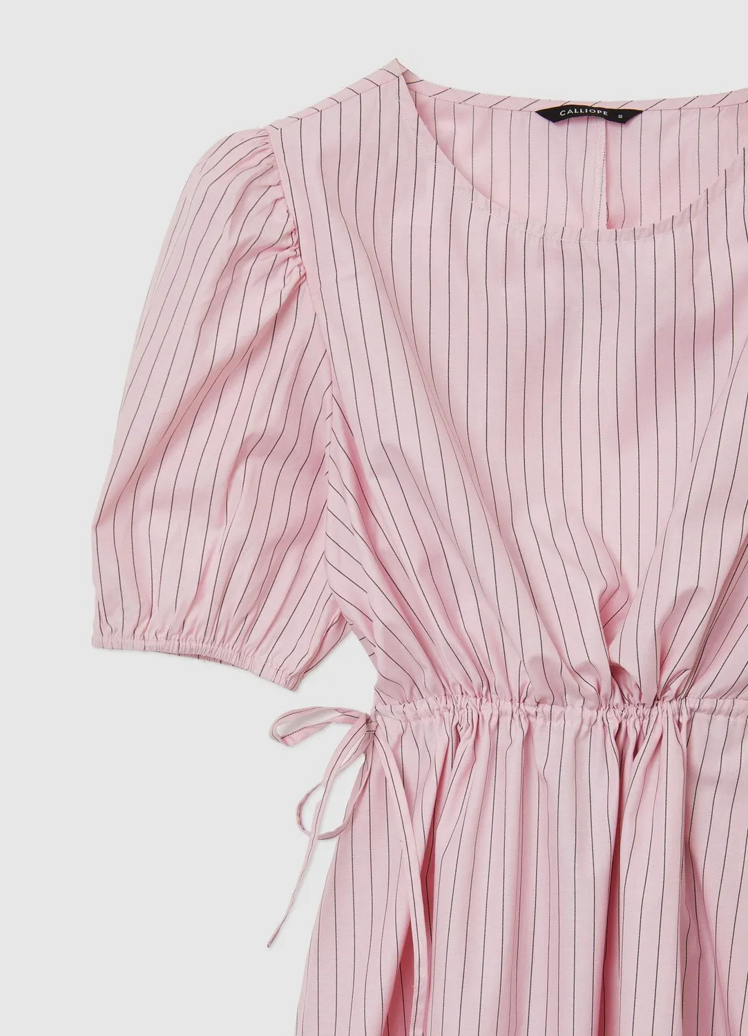 Calliope robe longue rayée manches ballon S M L