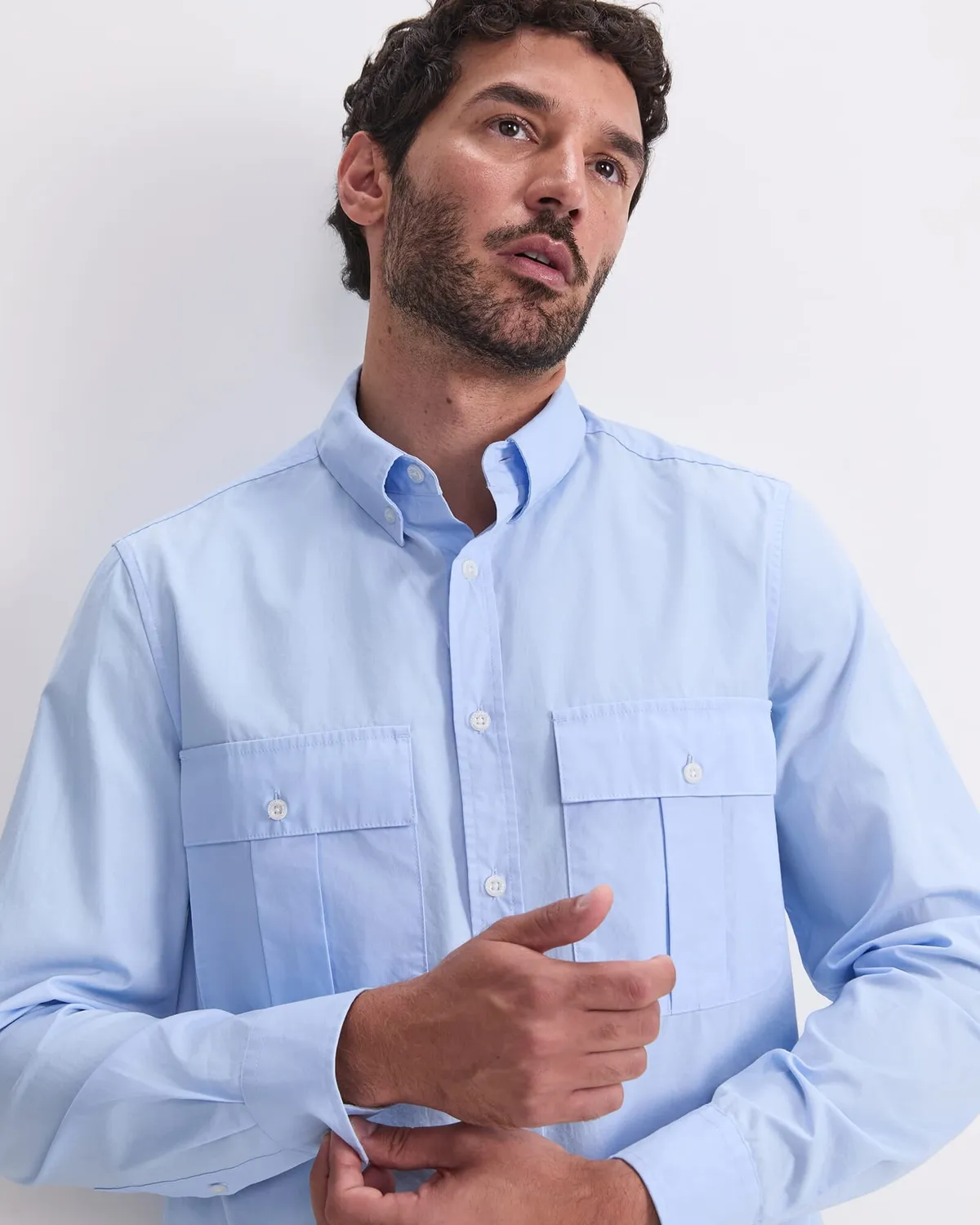 Sportscraft Military chemise coton homme poches poitrine